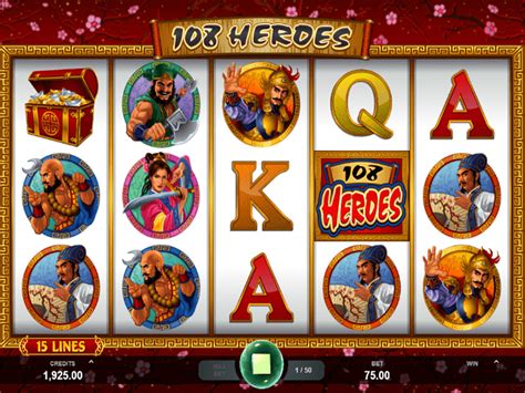 108 Heroes Slot Machine .